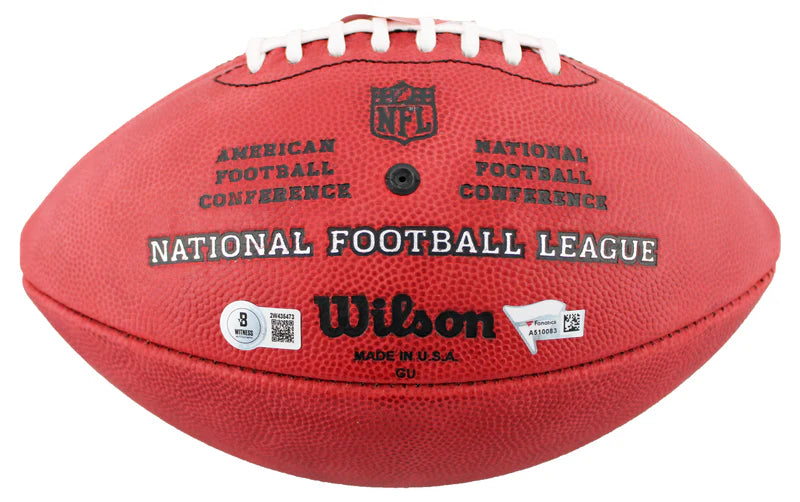 Patrick Mahomes & Travis Kelce Dual Signed The Duke NFL Wilson Football with Beckett & Fanatics COA